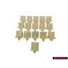 16x Original VW Door Panel Trim Side Mount Door Card Clip - 321867299B