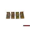 4x Original VW Clip - 893867276