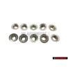 10x Original VW Rear Heat Shield Nut, Thread Cutting - N 0386011
