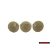 3x Original VW Clip Grey - 321867838 8AX