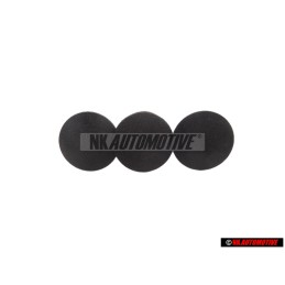 3x Original VW Moulded Headlining Headliner Clip - 321867838 01C