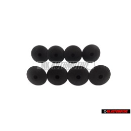 8x Original VW Door Card Panel Trim, Luggage Carpet Clip Bung - 191867199 9B9