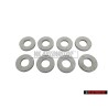 8x Original VW Washer 6.5x14x1.6 - N 0115477
