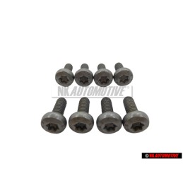 8x Original VW Oval Hexagon Socket Head Bolt M6x15 - N 10029206