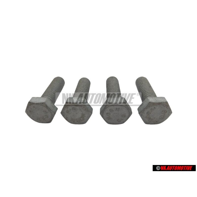 4x Original VW Hexagon Bolt M6x20 - N 01021723