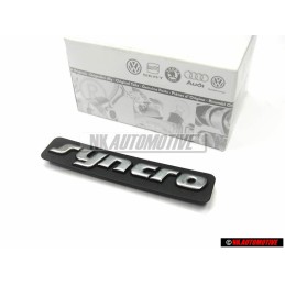 Original VW Syncro Side Moulding Badge Emblem - 1H6853714B GX2