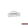 Original VW '10 MILLIONEN' Rear Boot Decal Sticker - 191853750J YG9