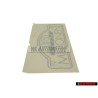 Original VW '10 MILLIONEN' Rear Boot Decal Sticker - 191853750J YG9