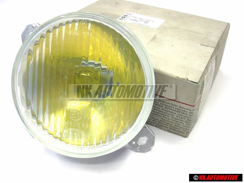 Original VW Halogen Headlight Yellow Left Side - 155941783D