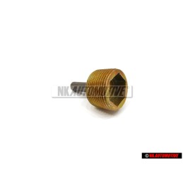 Original VW Oil Drain Plug, Magnetic - 091301143