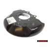 Original VW Front Brake Disc Cover Back Plate Splash Shield - 171615311