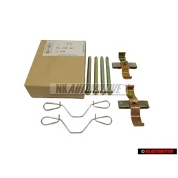 Original VW Front Brake Pads Securing Parts Repair Kit - 861698445