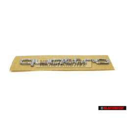 Original Audi QUATTRO Rear Boot Badge Emblem Chrome - 8A0853737C 2ZZ