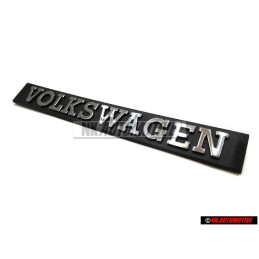 Original VW VOLKSWAGEN Rear Badge Emblem Brushed Silver - 171853685A