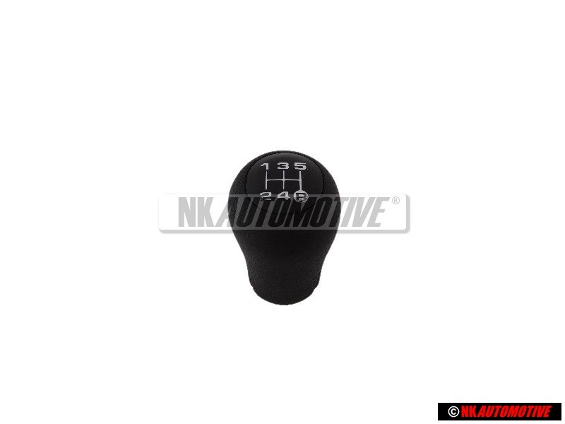 Original Audi Gearstick Knob (Leatherette) Satin Black - 4A0711141R 01C