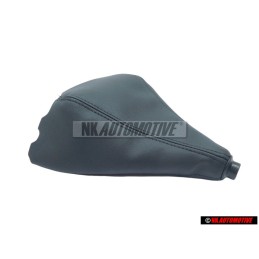Original AUDI Gearshift Lever Trim (leatherette) Black - 893711110B A21