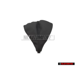 Original AUDI Gearshift Lever Trim (leatherette) Black - 893711110B A21