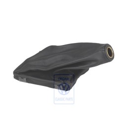 Original VW Gearshift Lever Trim (Leather) Black - 155711113D 1BX