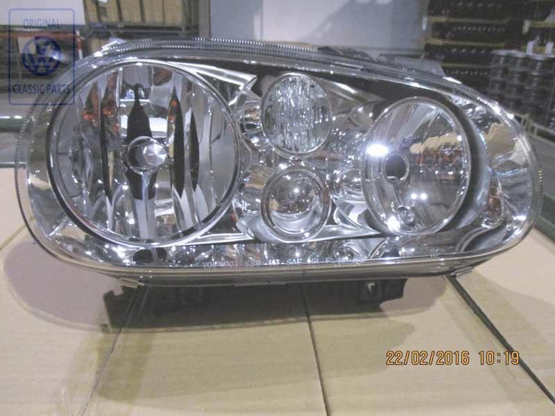 Original VW Halogen Twin Headlights - 1J0941018B