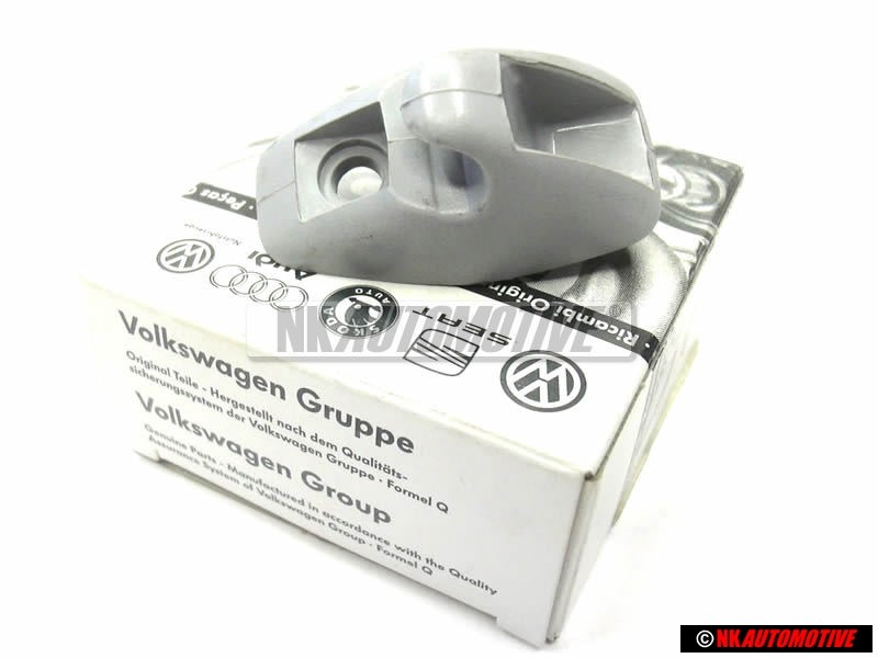 Original VW Sun Visor Clip Hook Hanger Bracket Holder Grey - 191857559 H50