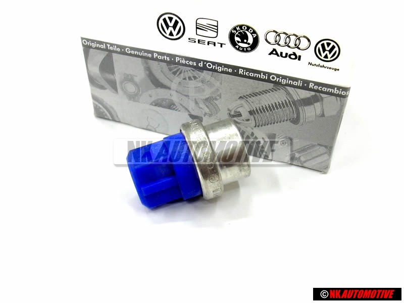 Original VW Temperature Sensor 2 pin Blue 20mm - 025906041A
