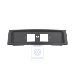 Original VW Trim For Licence Plate Satin Black - 1H5853481B 01C
