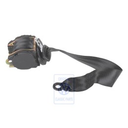 Original VW Three-Point Safety Belt Satin Black - 1H9857806A B41