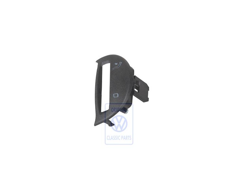 Original VW Trim With Symbol Illumination Satin Black - 1H5858065 01C
