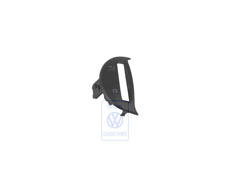 Original VW Trim With Symbol Illumination Satin Black - 1H5858066 01C