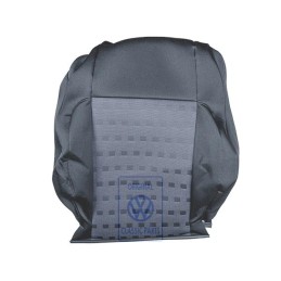 Original VW Backrest Cover (Cloth) With Backrest Pocket Black - 1J0881805NHMPG