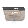 Original VW Door Panel Trim (Cloth) Black/Light Beige - 1J4867011CSPDM