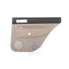 Original VW Door Panel Trim (Leather) Black/Light Beige - 1J9867212ALHWV