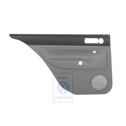 Original VW Door Panel Trim (Leather) Flannel Grey - 1J5867211BGLKX