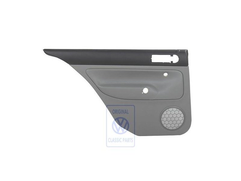Original VW Door Panel Trim (Leather) Flannel Grey - 1J5867211BGLKX