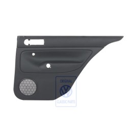 Original VW Door Panel Trim (Leather) Black/Black - 1J5867212ALHSA