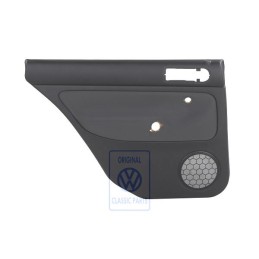 Original VW Door Panel Trim (Cloth) Black/Anthracite - 1J9867211Q KNR