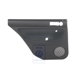 Original VW Door Panel Trim (Cloth) Black/Black - 1J9867211S HWK