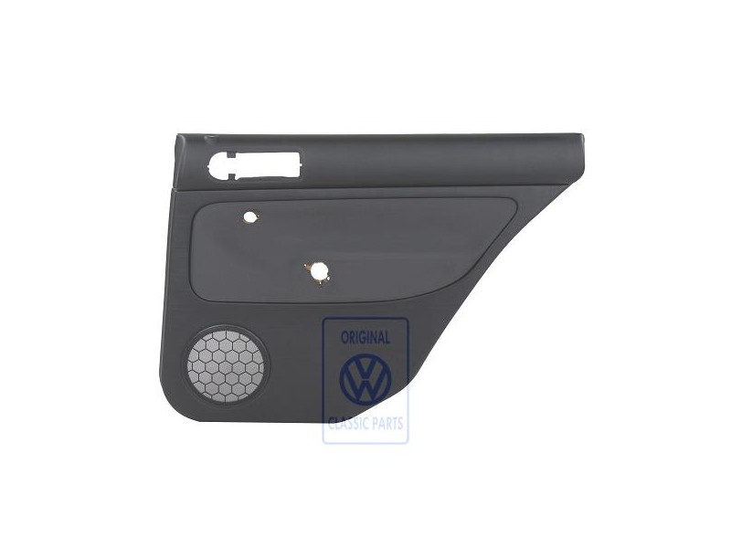 Original VW Door Panel Trim (Cloth) Black/Anthracite - 1J9867212Q KNR