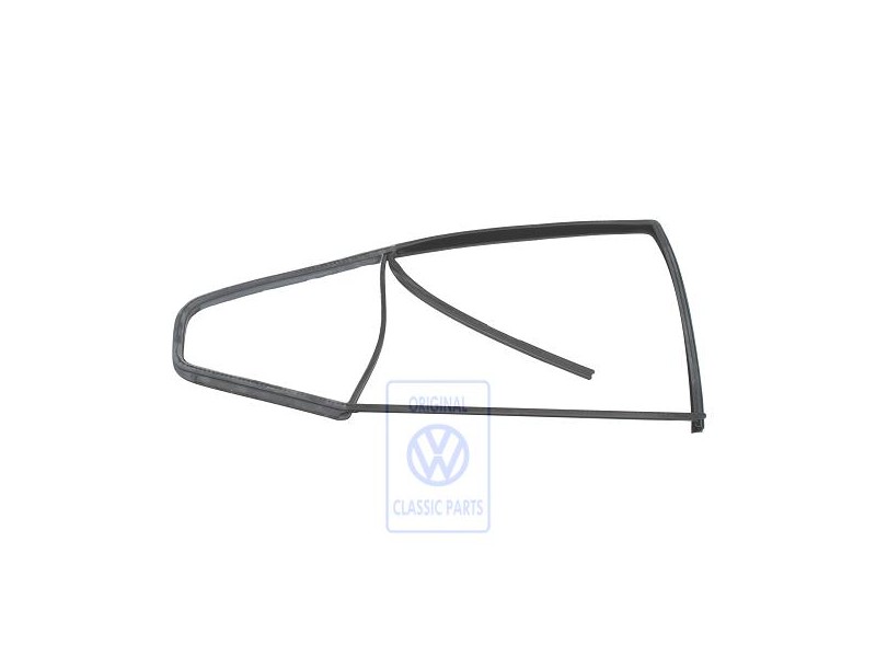 Original VW Window Guide Satin Black - 1J5839432C B41