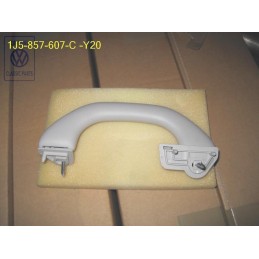 Original VW Grab Handle, Folding Pearl Grey - 1J5857607C Y20