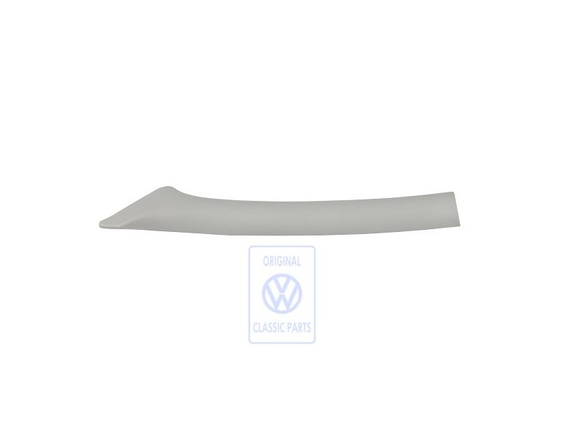 Original VW A-Pillar Trim Pearl Grey - 1J5867233F 6K8