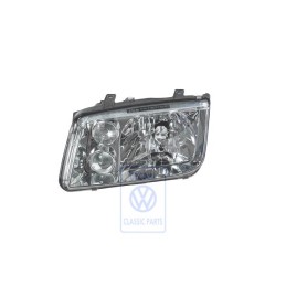 Original VW Halogen Twin Headlights With Halogen Fog Lights - 1J5941017BF