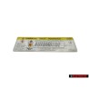 Original Audi Sign 'Caution' High Voltage, Turn Off Engine - 8K0010520F