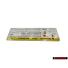 Original Audi Sign 'Caution' High Voltage, Turn Off Engine - 8K0010520F