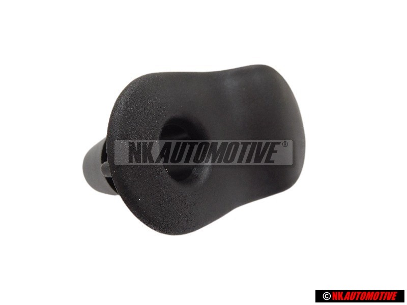 Original VW Rosette Satin Black - 1H0885747A B41