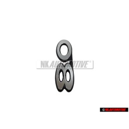 Original Audi 80 Rear Boot Badge Emblem Chrome - 811853749