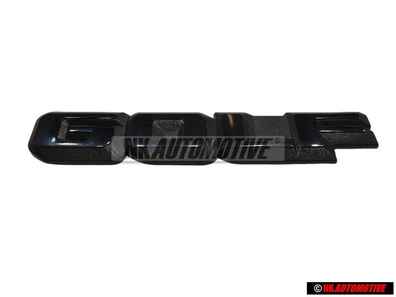 Original VW GOLF Rear Badge Emblem Black - 191853687F 01C