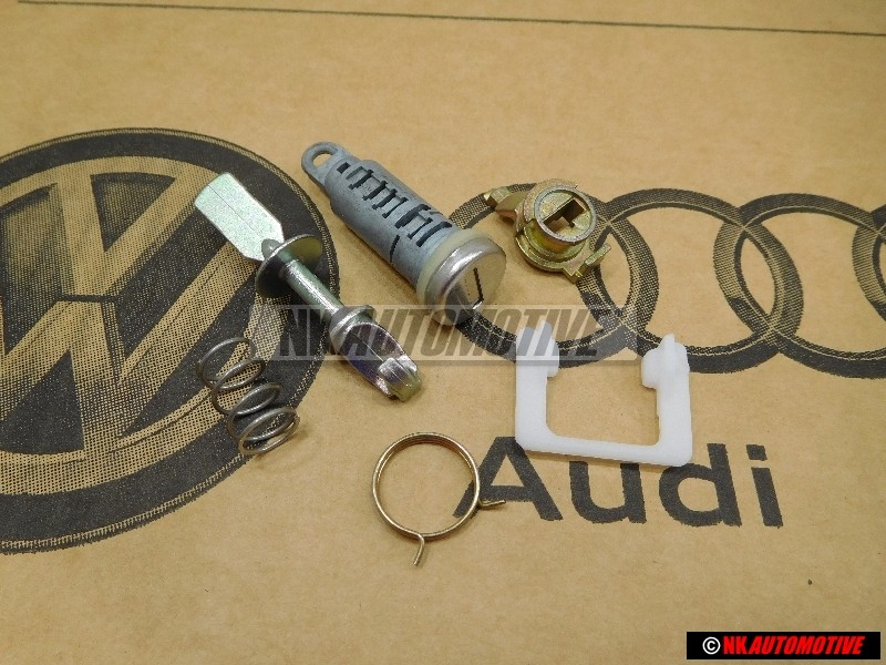 Original VW Lock Cylinder For Door Handle Without Striker Plate - 1H0837061G
