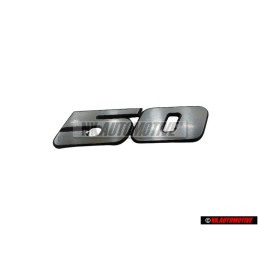 Original VW LT50 Front Grill Badge Emblem Brushed Silver - 293853687F
