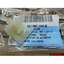 Original VW Door Panel Trim Side Mount Door Card Clip - 321867299B